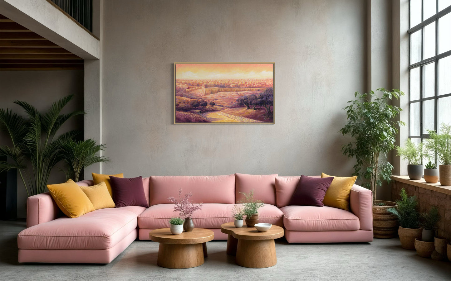Golden Hour Jerusalem Semi Original Giclee