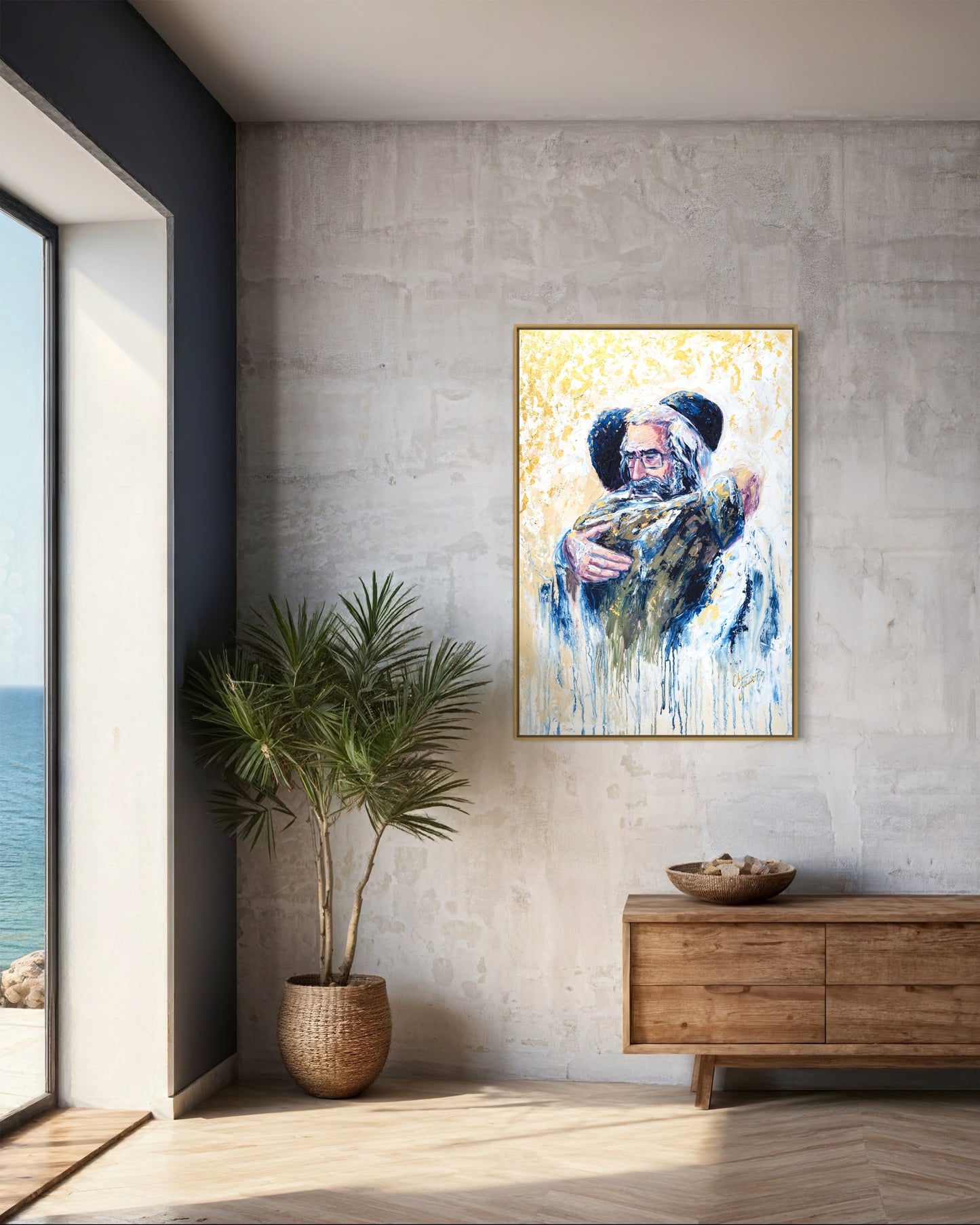 Am Echad Semi Original Giclee