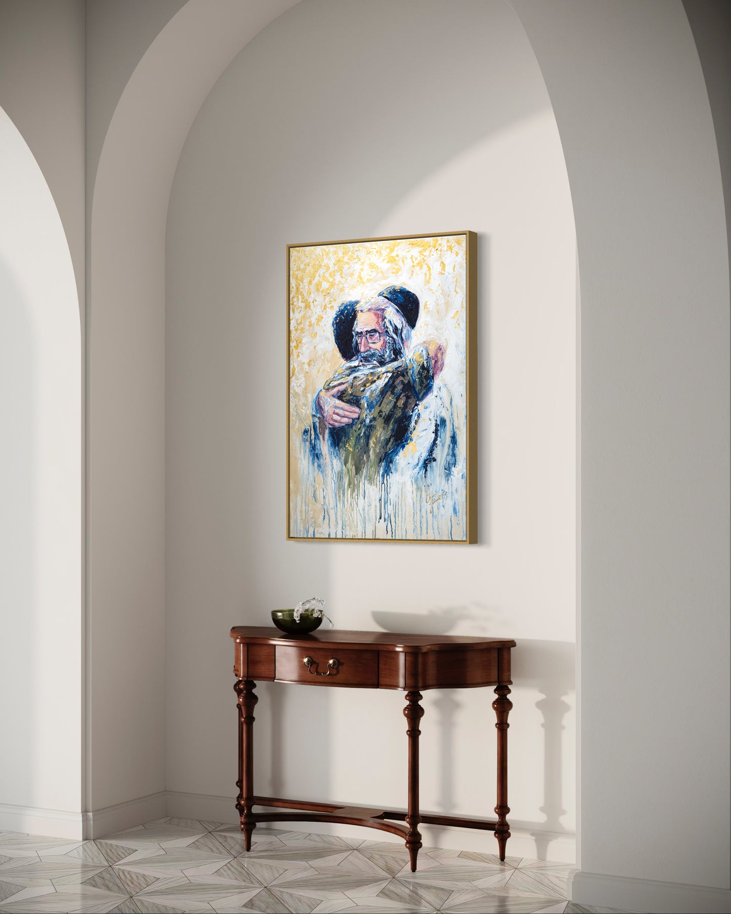 Am Echad Semi Original Giclee
