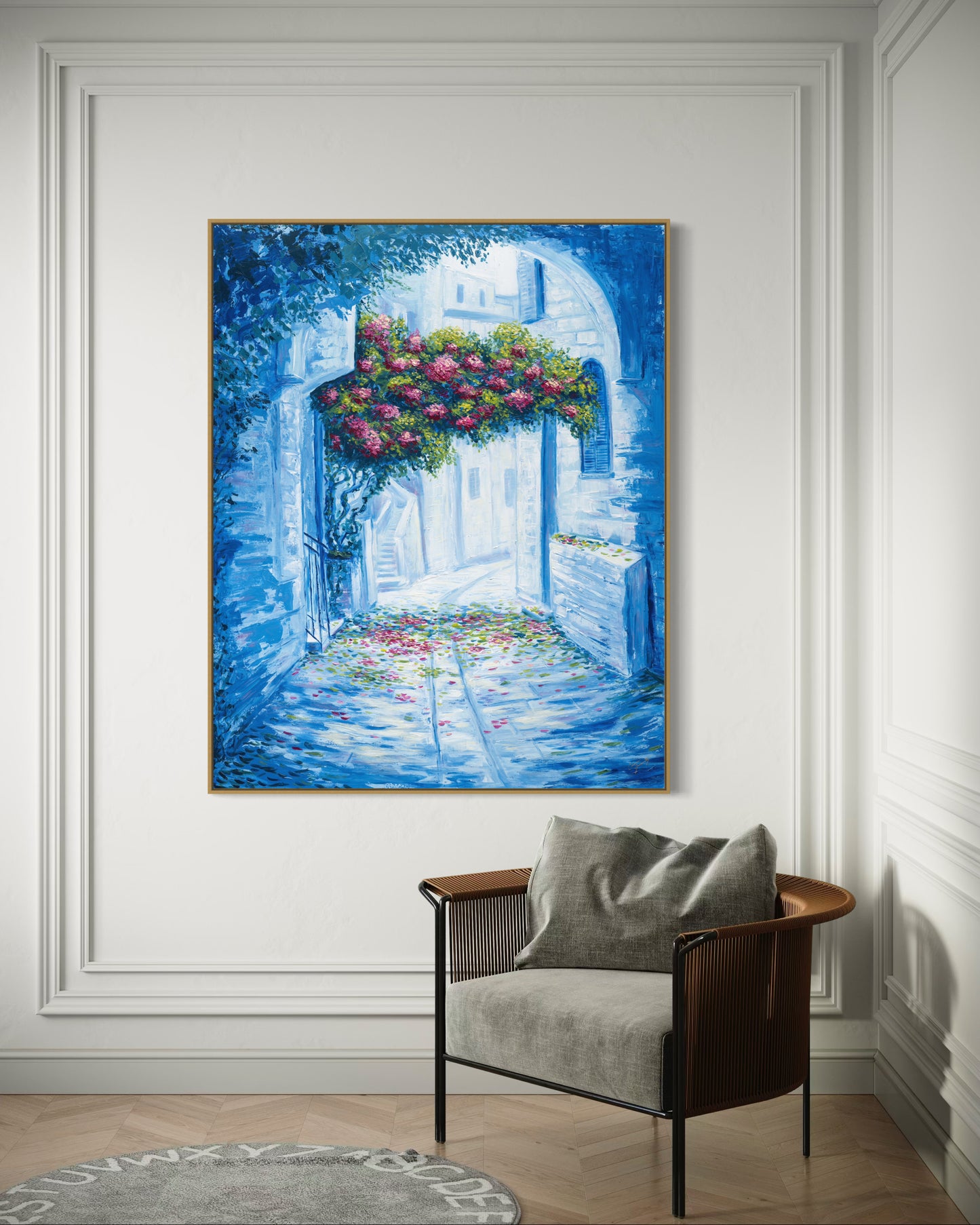 Old City Flowers Semi Original Giclee