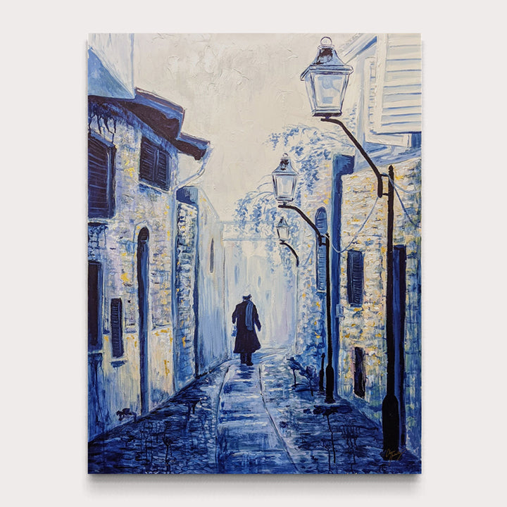 Tzfas Walkways Semi Original Giclee