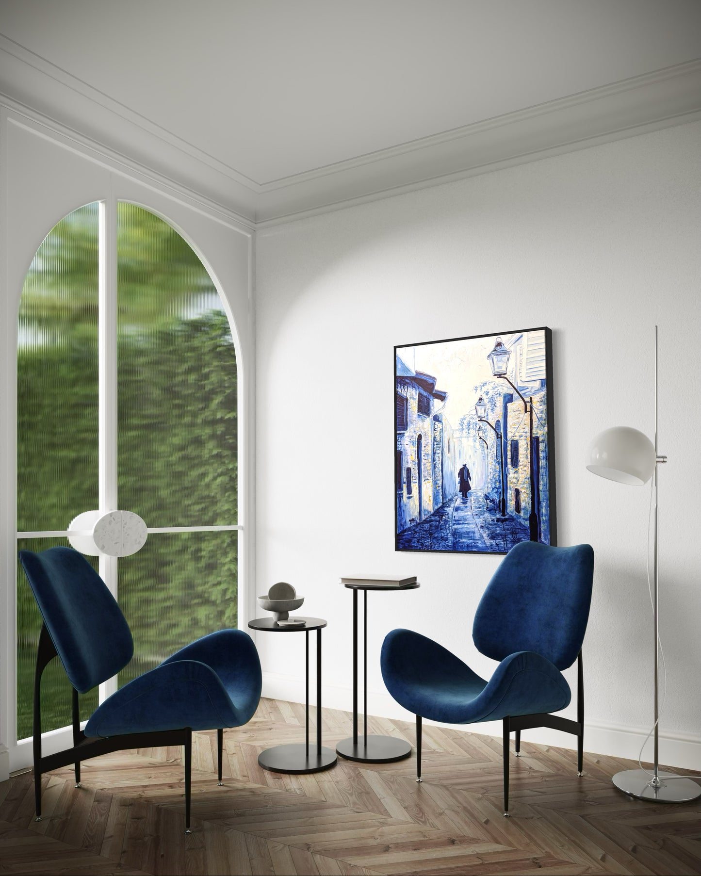 Tzfas Walkways Semi Original Giclee