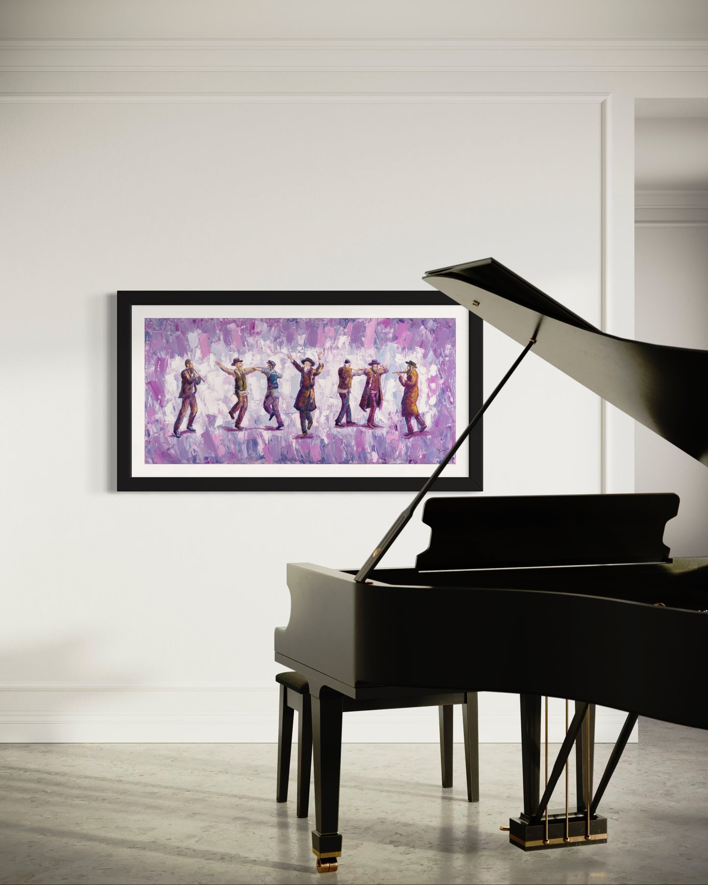 Dancing Chassidim Canvas Print