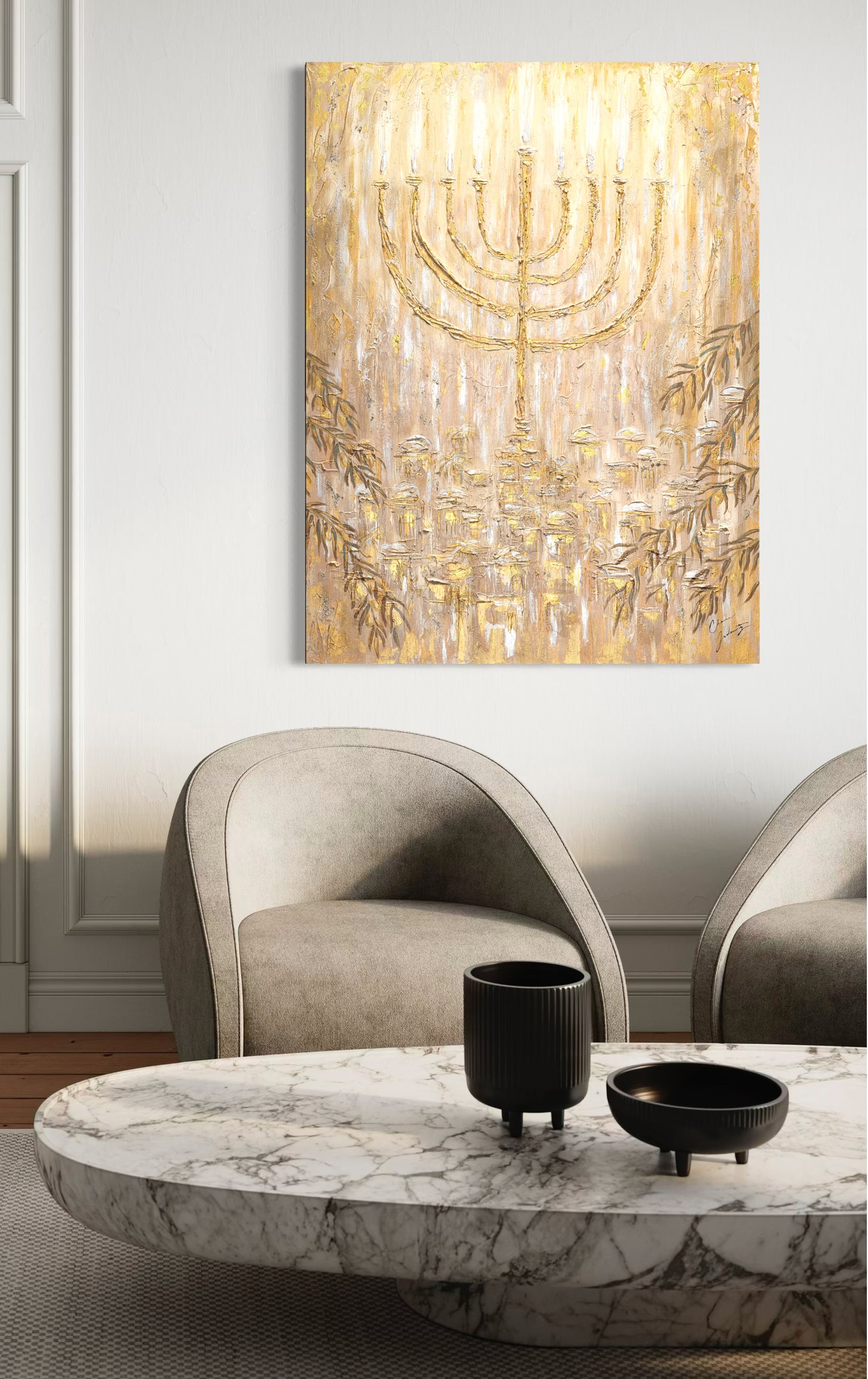 The Eternal Menorah Original Art