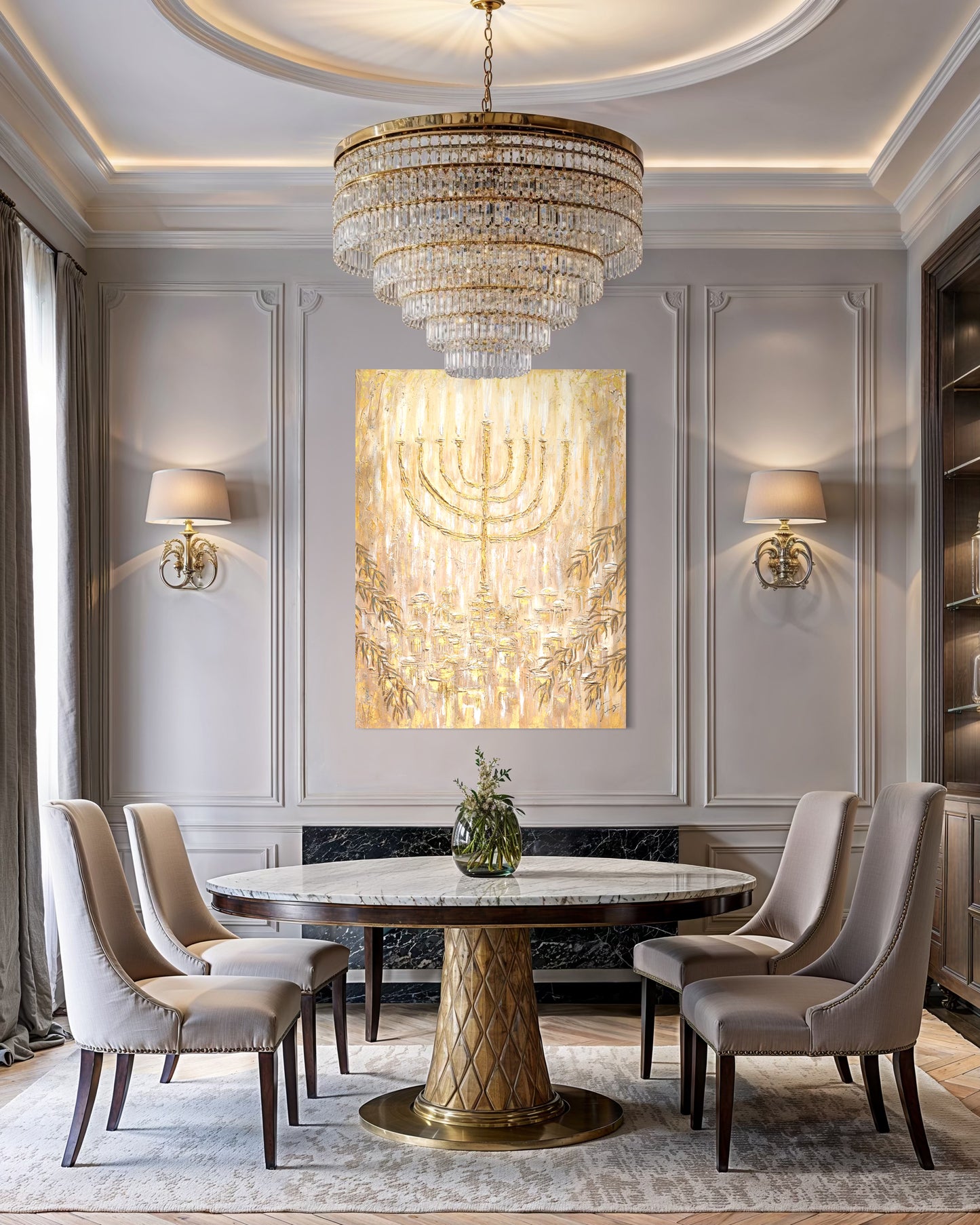 The Eternal Menorah Original Art