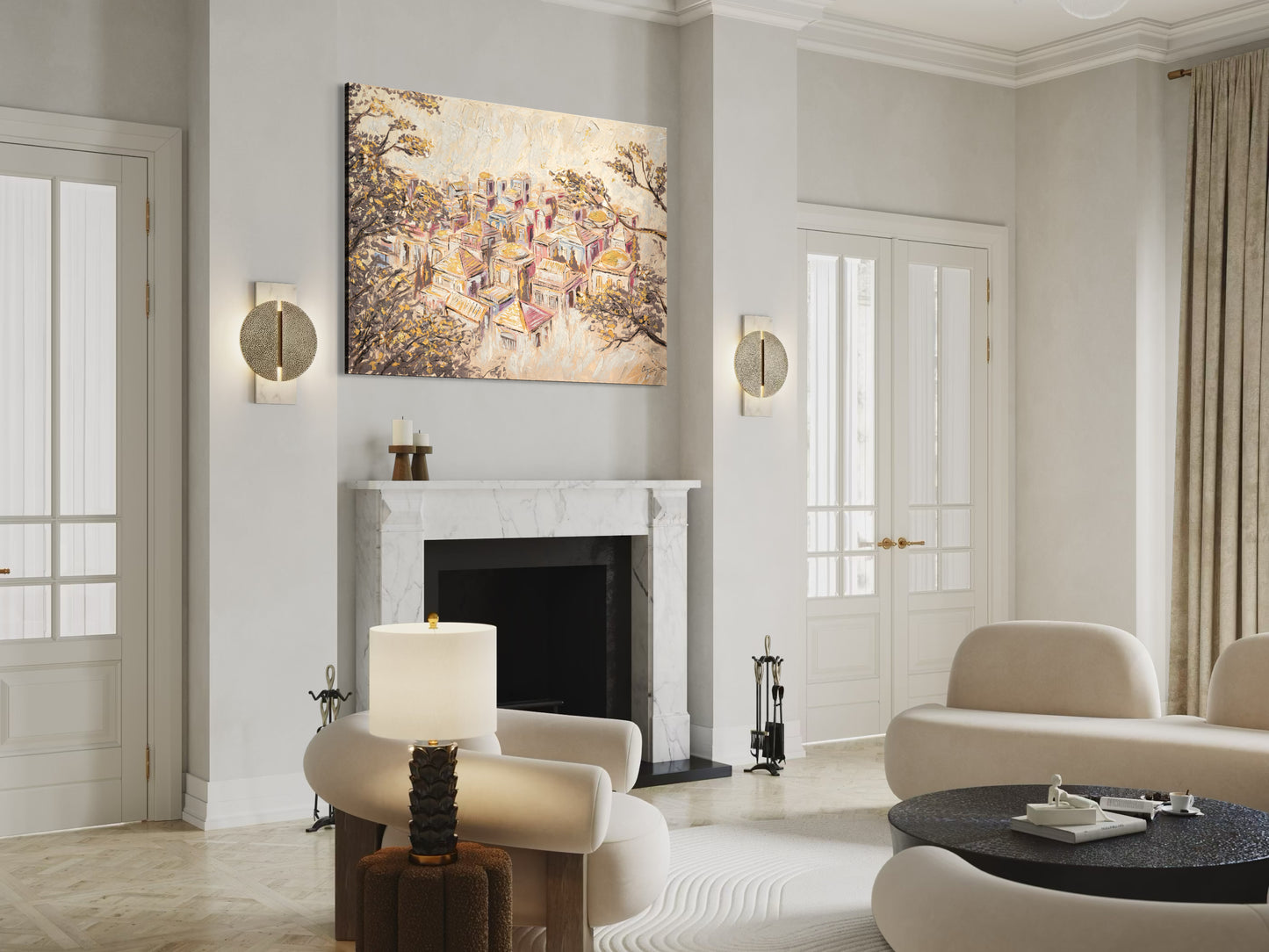 Butterflies of Jerusalem Hand Embellished Giclee