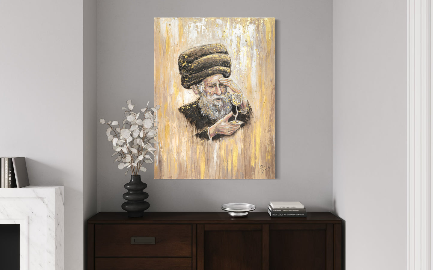 Kavanah Hand Embellished Giclee