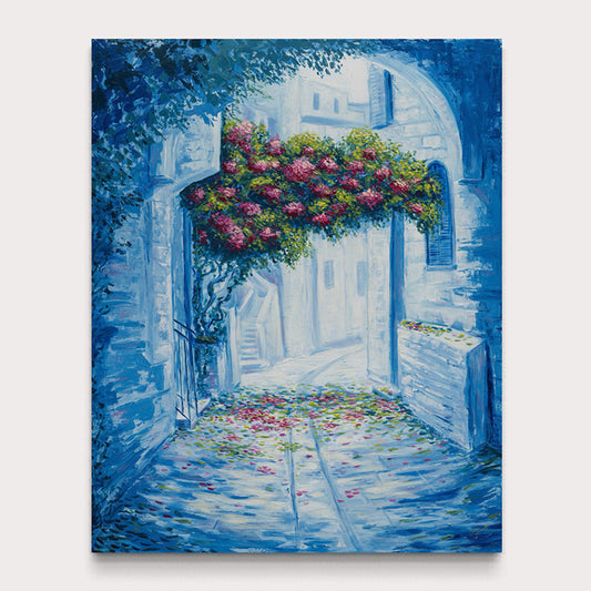 Old City Flowers Acrylic Print