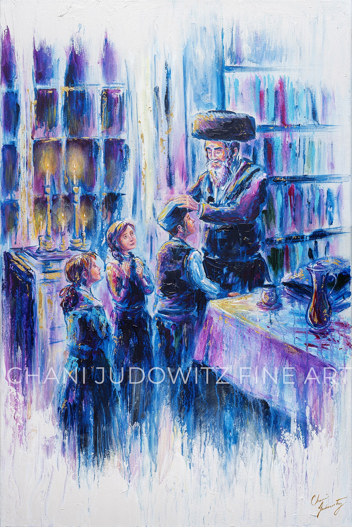 Shabbos Blessing Canvas Print